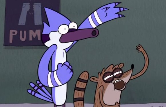 Mordecai And Rigby OOOOOO