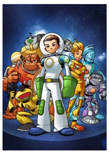 A line of toys from Fisher-Price designed for children ages 3–8, depicting various heroic characters each identified with a specific planet. These characters represent their planets in design and features, such as Mercury and Pluto are very small, while Jupiter is a larger toy. 