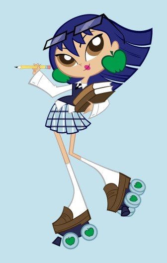 Schoolgirl outfits are cute!