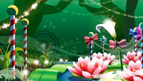 Here's a rare shot of Magix's countryside, and here's.....