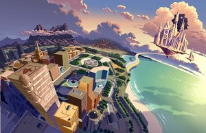 Superhero City. Come in and get rescued.