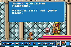 Tanooki King Message