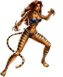 You'd have FERALS, mutants exposed to yellow mist who possess both human and animal DNA: canines, felines, birds, reptiles, amphibians, etc.