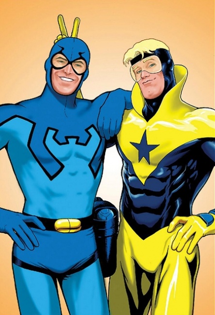 Blue Beetle and Booster Gold