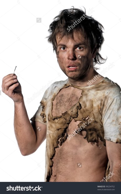 burnt-man-with-match-over-white-background-99234752