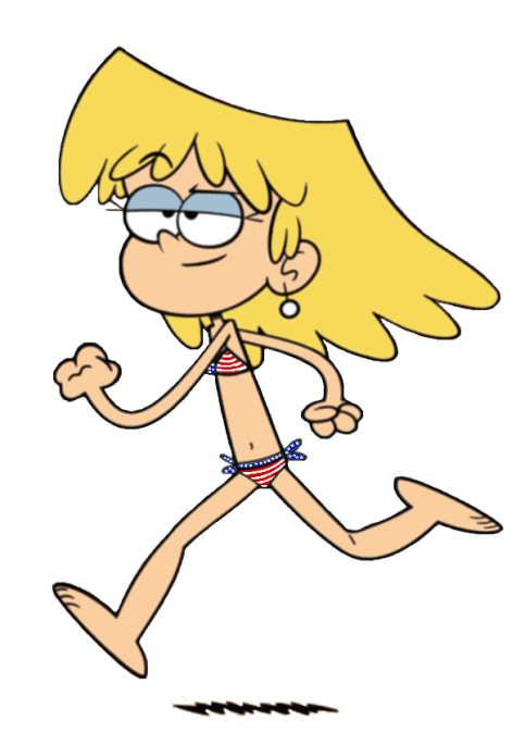 Lori_Loud_Flag_Bikini_Running