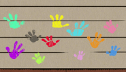 Homespun Loud_sibling_handprints